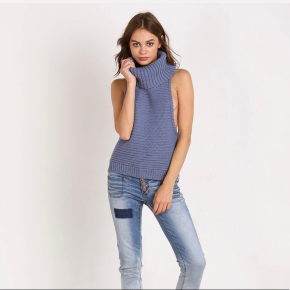 ONE TEASPOON TURTLE NECK SWEATER TANK - Picture 5 of 5